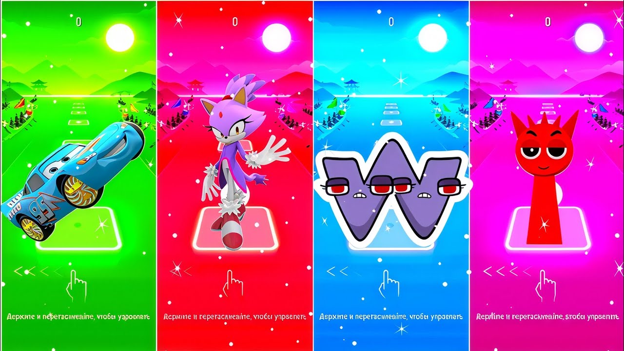 Lightning McQueen🆚 Sonic The Hedgehog 🆚 Alphabet Lore 🆚 Sprunki Incredibox Mix Mega BATTLE