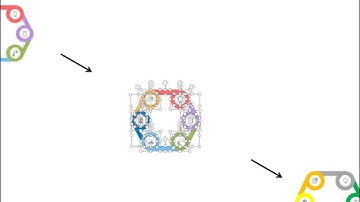six staged business meeting icons diagram flat powerpoint design
