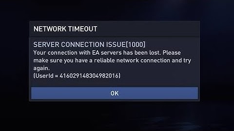 How to Fix FIFA Mobile Network Timeout Server Connection issue [1000] Problem | FIFA Mobile Network