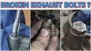 So You Broke the Exhaust Bolts on Your Motorcycle  (Suzuki SV650 Fix) by Nick Buchanan Racing 1,571 views 1 year ago 5 minutes, 30 seconds