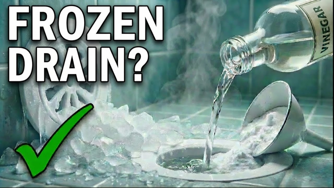 How to Thaw a Frozen Drain Pipe (Baking Soda & Vinegar Method)