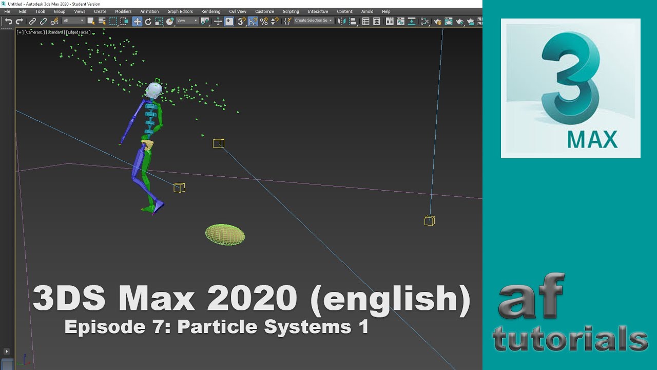 Animation in 3DS Max 2020 (english) - Episode 7 - Systems 1 - YouTube
