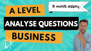 A Level Business - 8 mark 