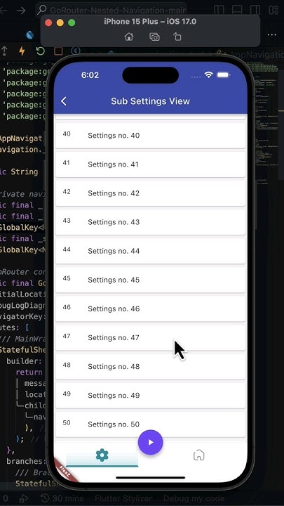 Flutter Persistent Bottom Navigation Bar across page routes • Nested ...