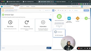 Connect Journey With Automation | Salesforce Marketing Cloud | Journey Builder | Automation Studio
