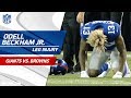 Odell Beckham Jr. Suffers Leg Injury | Giants vs. Browns (Preseason) | NFL