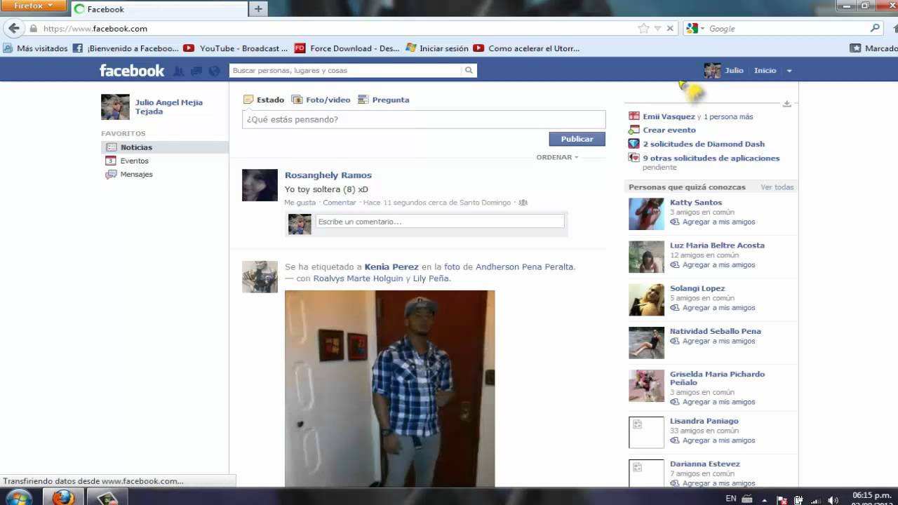 Como abreviar nombre en facebook - YouTube