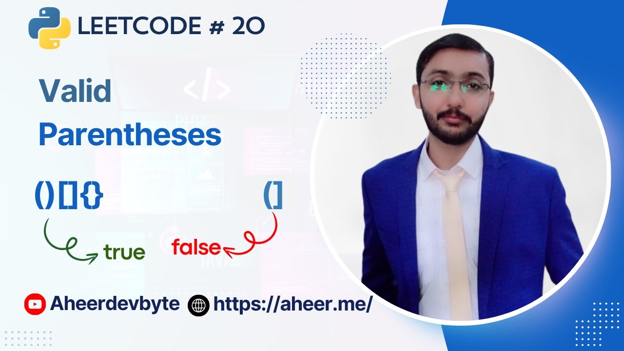 Valid Parentheses | LeetCode 20 | Stack Solution Explained (Python) # ...