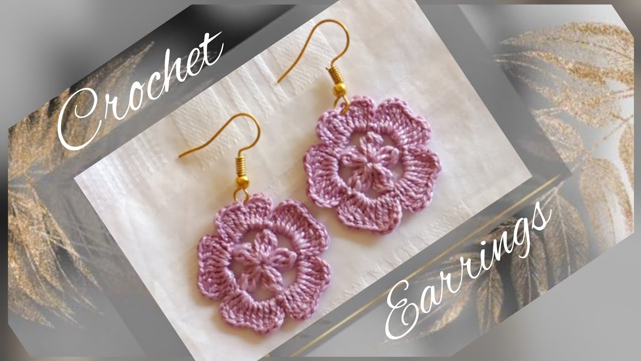 CROCHET MOTIF EARRINGS | MOST DEMANDING | EASY TO MAKE
