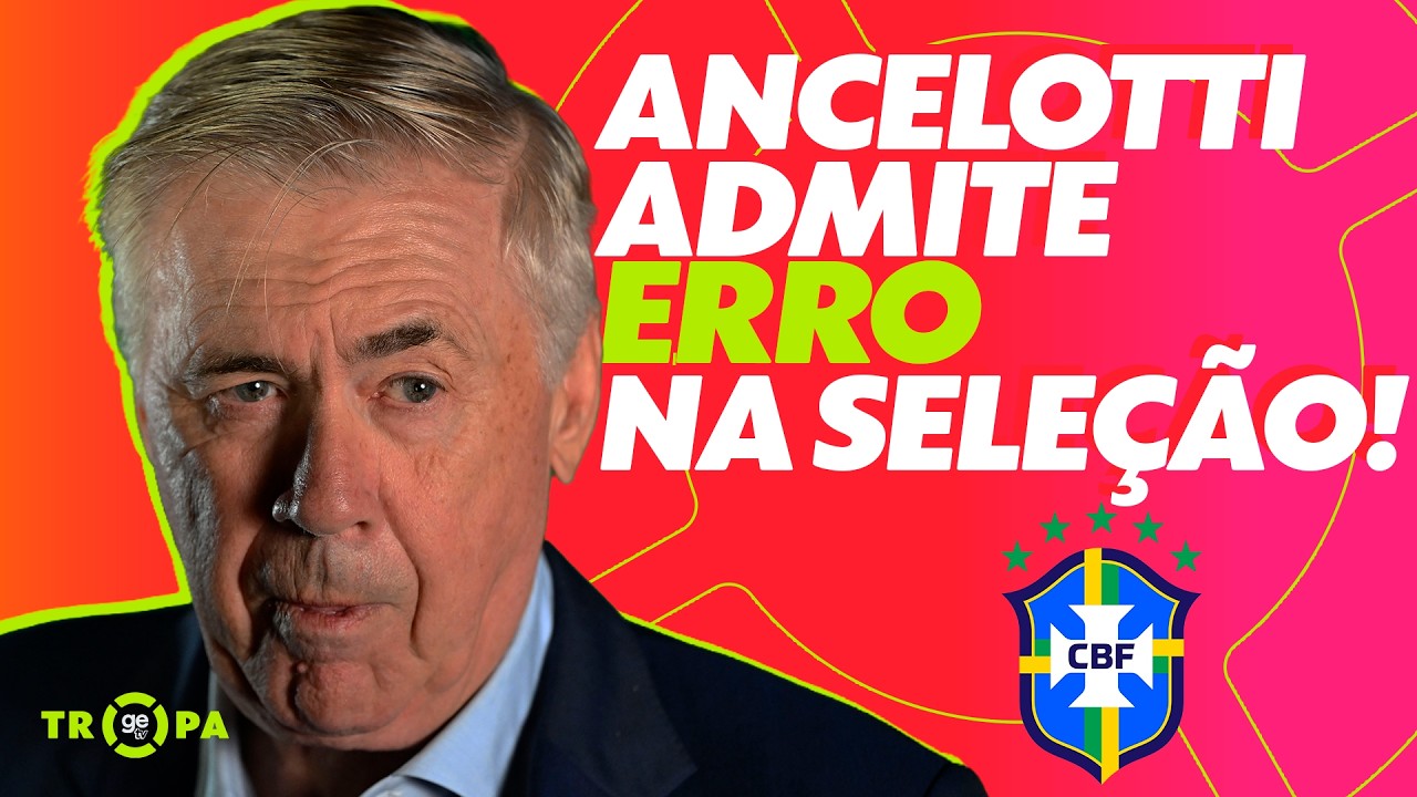 CARLO ANCELOTTI FALA PELA PRIMEIRA VEZ DEPOIS DE ELIMINAÇÃO PRA NORUEGA! | TROPA GE TV