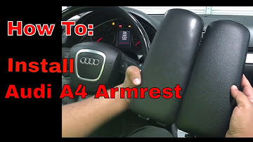 How To Install Audi A4  Armrest