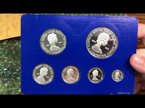 Sterling Silver Proof Set - 1978 British Virgin Islands - World Silver Coin Collection