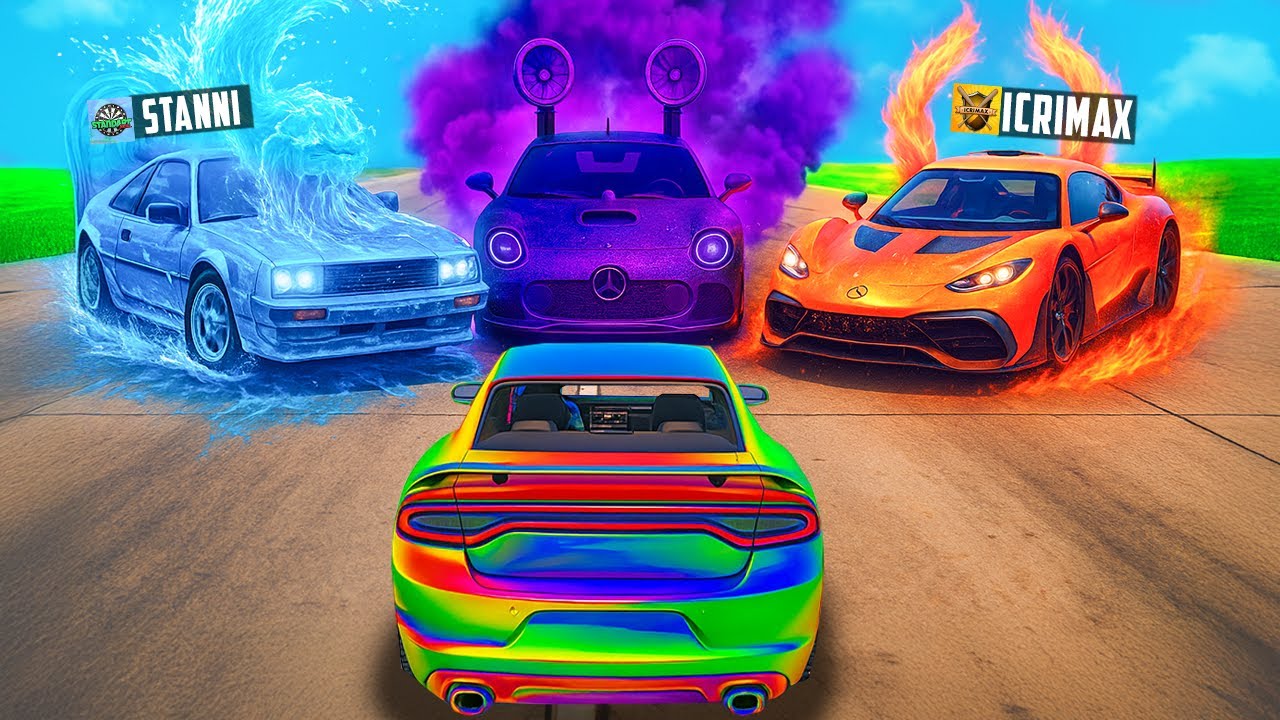 YOUTUBER JAGEN mit ELEMENT AUTOS in GTA 5!