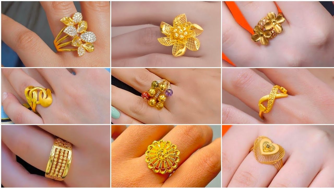 Intricate Design 2 Gram Gold Round Finger Ring Jewellery For Women