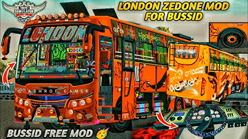 Download LONDON ZEDONE TOURIST BUS MOD For Bussid🥳New Zedone Mod Bussid | Bussid Bus Mod #bussidmod