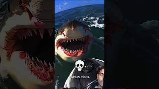 water my big shark #shark #greatwhiteshark #sharkattack #memes #horror #megalodon #trending