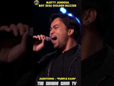 Matty Juniosa - Purple Rain - Britains Got Talent 2026 Golden Buzzer