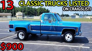 13 Cool Classic Trucks You Can Buy Now on Craigslist!