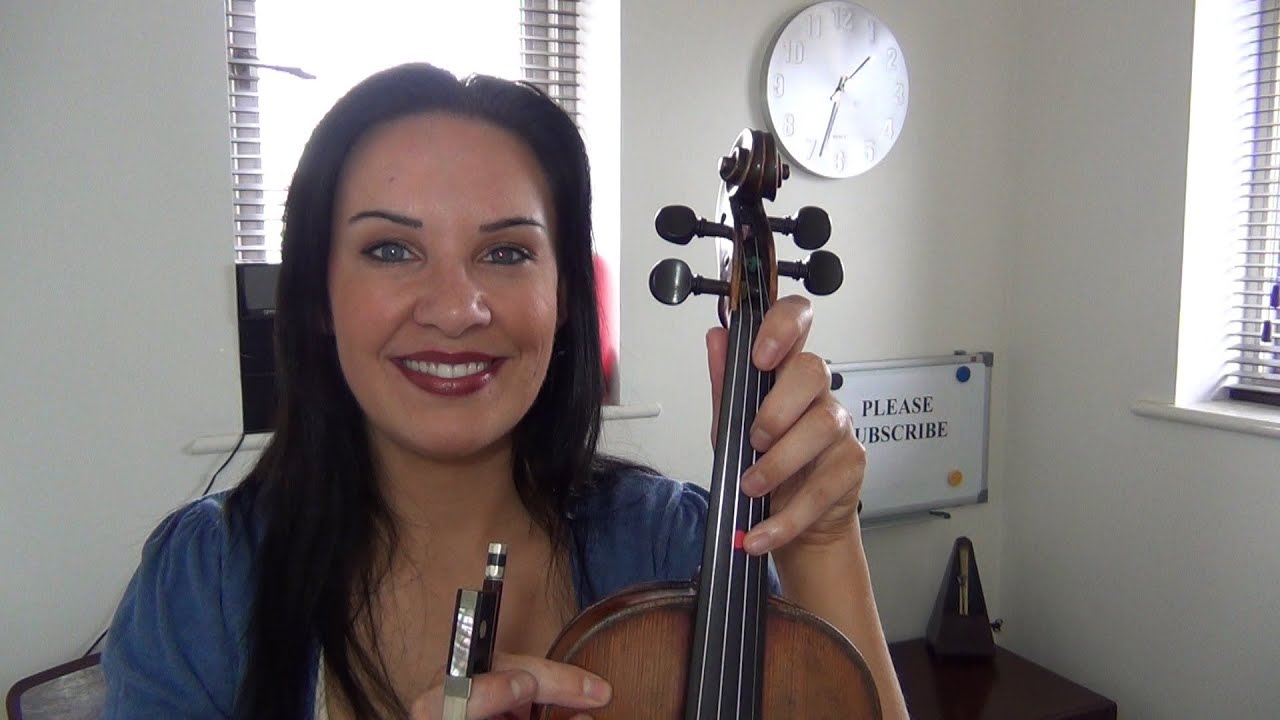 placement example HOW TO: Use the 4th Finger on the Violin