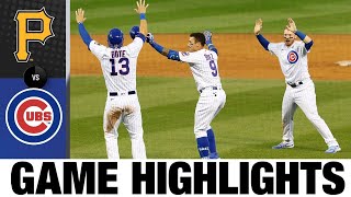 Javier Báez, Kyle Schwarber lead Cubs to walk-off win | Pirates-Cubs Game Highlights 8\/2\/20