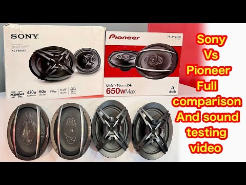 sony vs pioneer car speakers | pioneer vs sony car speakers | Sony car speaker | pioneer car