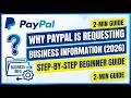 Why PayPal Is Requesting Business Information 2026 Step by Step Beginner Guide 2 Min