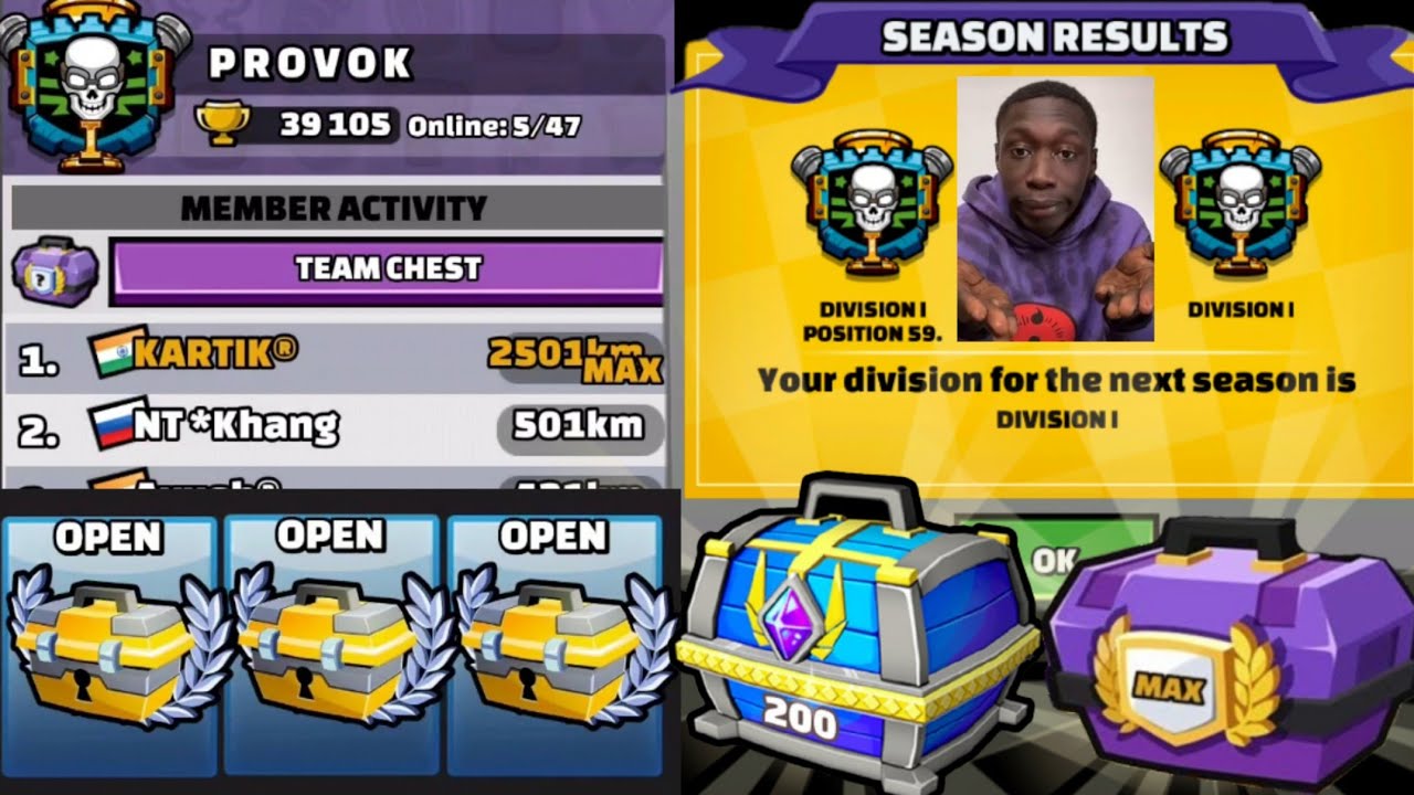 BIGGEST CHEST OPENING IN HCR2!! 🤑 200 lvl CHEST, 2500km TEAM CHEST