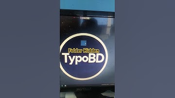 Folder Hidden #asmr #tricks #computer #windowstricks #shorts