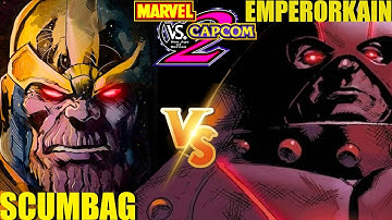 MvC2 Mvci Umvc3 SCUMBAG vs EMPEROR KAIN pt 2