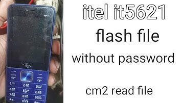 itel it5621 flash file without password