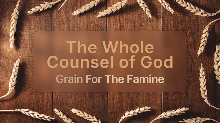 The Whole Counsel of God - Jacob Prasch