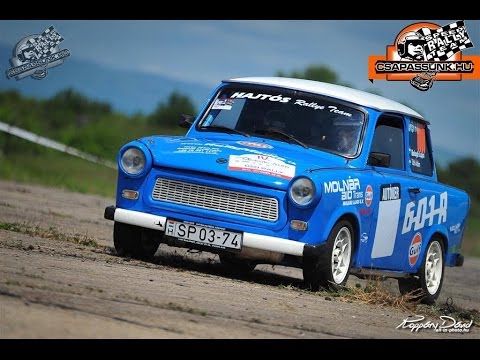 Balogh Lajos Molnár Csilla Trabant 601R Mezőkövesd Airport