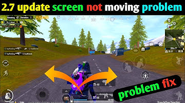 pubg screen moving problem l After 2.7 update l how to fix screen moving problem pubg l