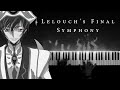 Code Geass - Lelouch&#39;s Final Symphony (Piano Medley) | Madder Sky x Lelouch&#39;s Final Theme