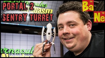 Portal 2 USB Sentry Turret Desk Defender : ThinkGeek Nerd Toy - @Barnacules