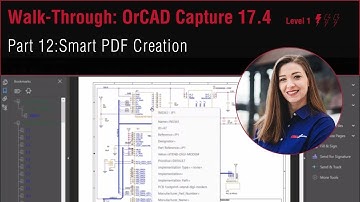 How to Create a Smart PDF in OrCAD Capture 17.4