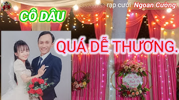 lễ vu quy/Kim Ngọc & Đình Vũ ,chia sẽ về công việc ráp rạp cưới ở quê Ngoan.