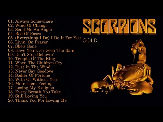 @Scorpion #scorpion #album #gold #lucky #good #always #windofchange #scorpion class=