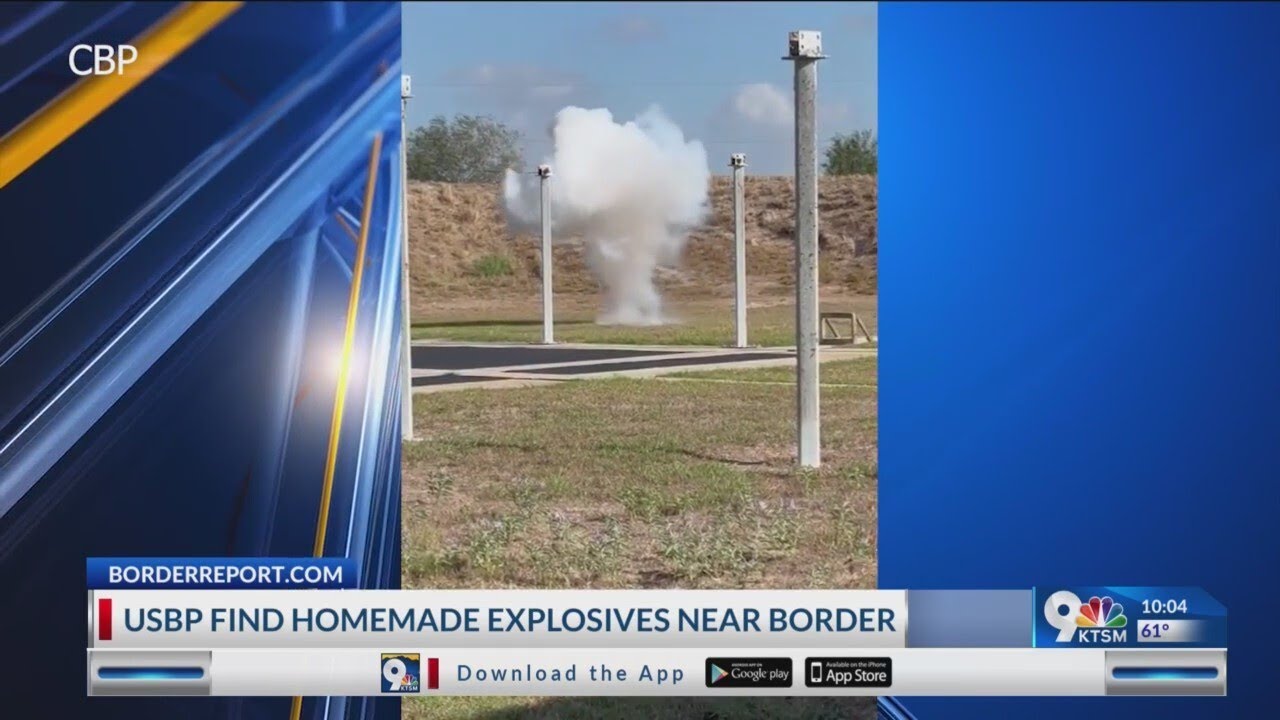 Homemade explosive found in backpack along border wall in South Texas