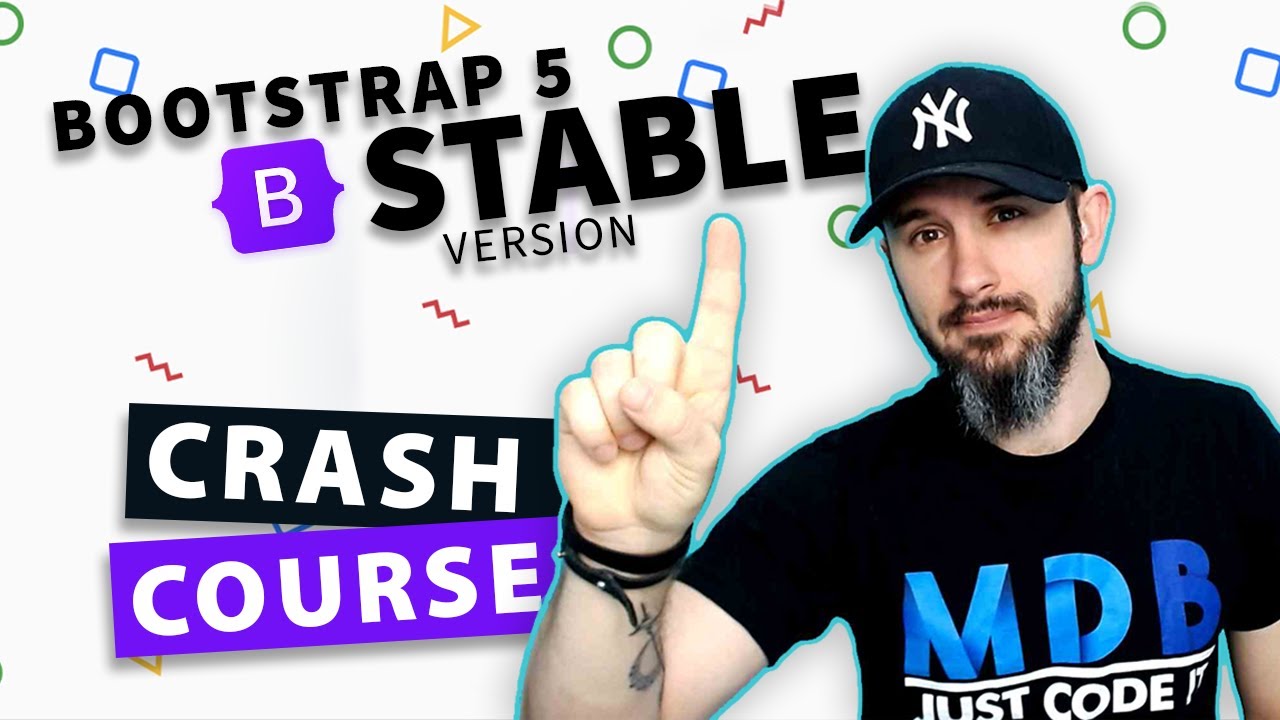 Bootstrap 5 tutorial - crash course for beginners in 1.5H (stable release May 2021)