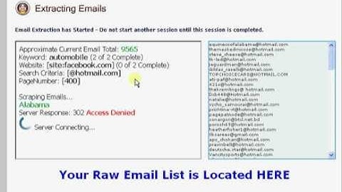 10,000 Emails in 10 minutes - The Best Email Extractor is Social Email Extractor