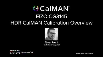 EIZO CG3145 HDR Calibration Tutorial with CalMAN Display Calibration Software