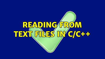 Reading from text files in C/C++