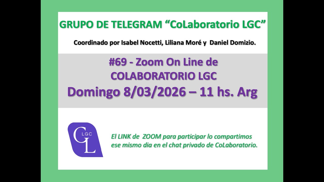 #69 COLABORATORIO LGC - 8/3/2026