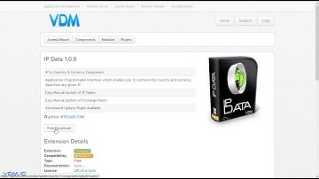 VDM Install IP Data Component