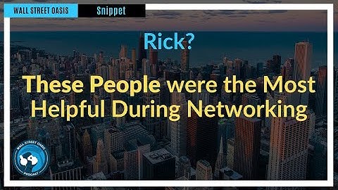 These people were the most helpful during networking | Episode 75 Highlights