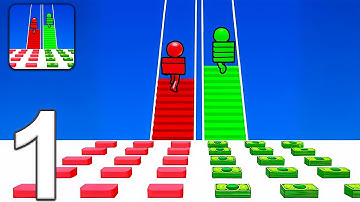 Bridge Race - Gameplay Walkthrough Part 1 (Android, iOS)