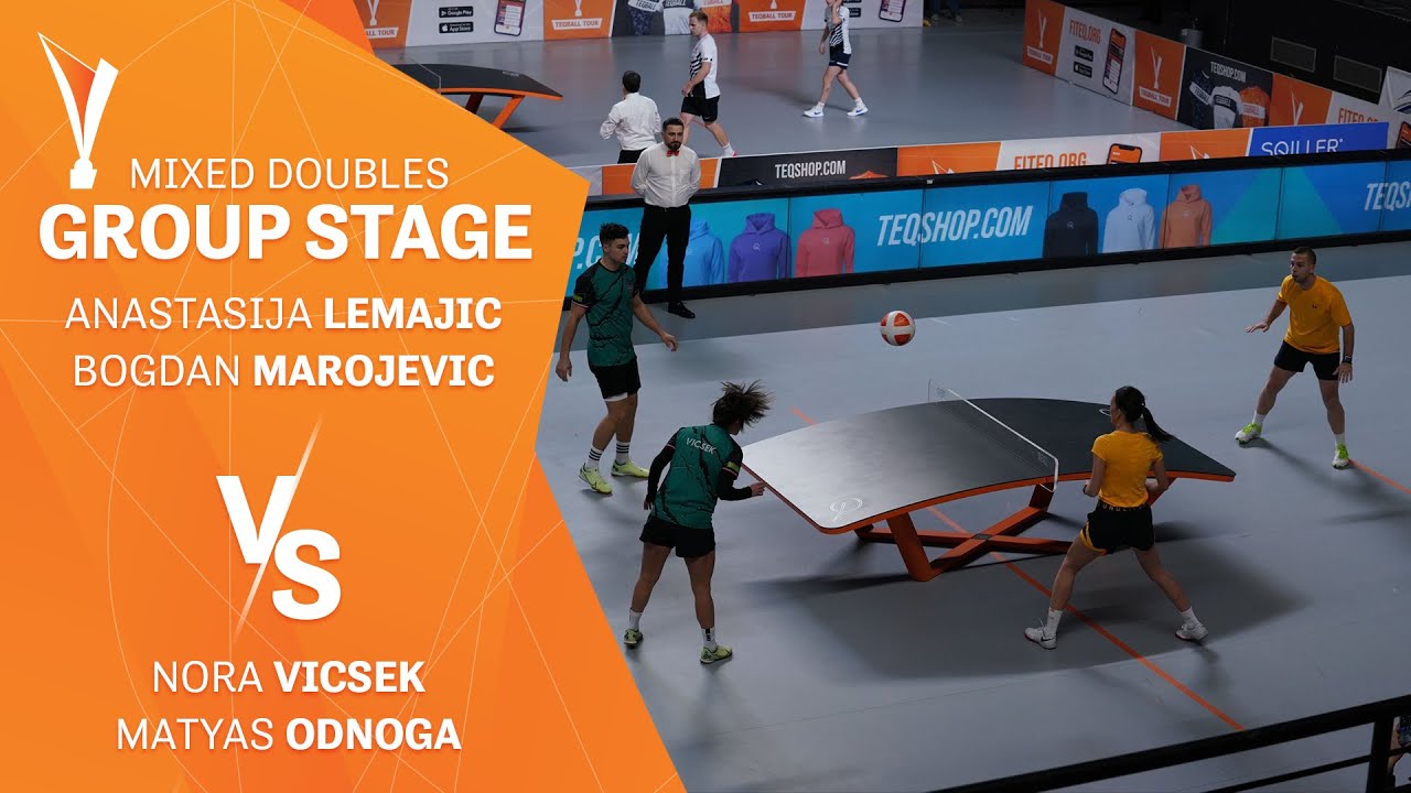 European Teqball Tour, Skopje | Mixed Doubles, Qualifier | A.Lemajic B.Marojevic vs P.Petra Z.Gondos