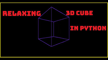 I Made A 3D Wireframe Cube Using ONLY Python