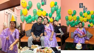 Surprise  birthday by my husband & in law #manipuri #cachar #birthdayparty #viralvideos